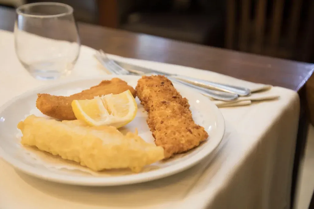 Crispy golden baccalà with lemon from Rome’s Jewish Ghetto