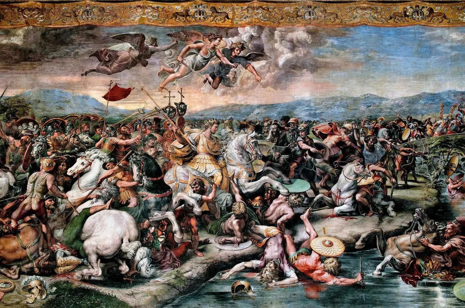 Detail-from-The-Battle-of-Milvian-Bridge-by-Giulio-Romano