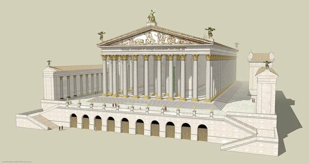 Reconstruction of the Temple of Venus