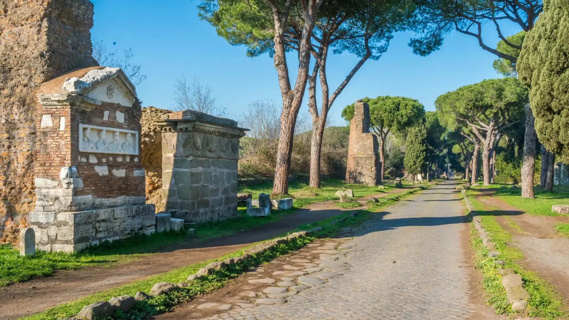 Burial Monuments Lining the Appian Way