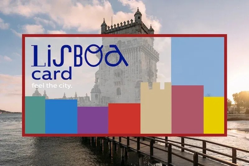 Image of the Lisboa Card against the backdrop of Belem Tower