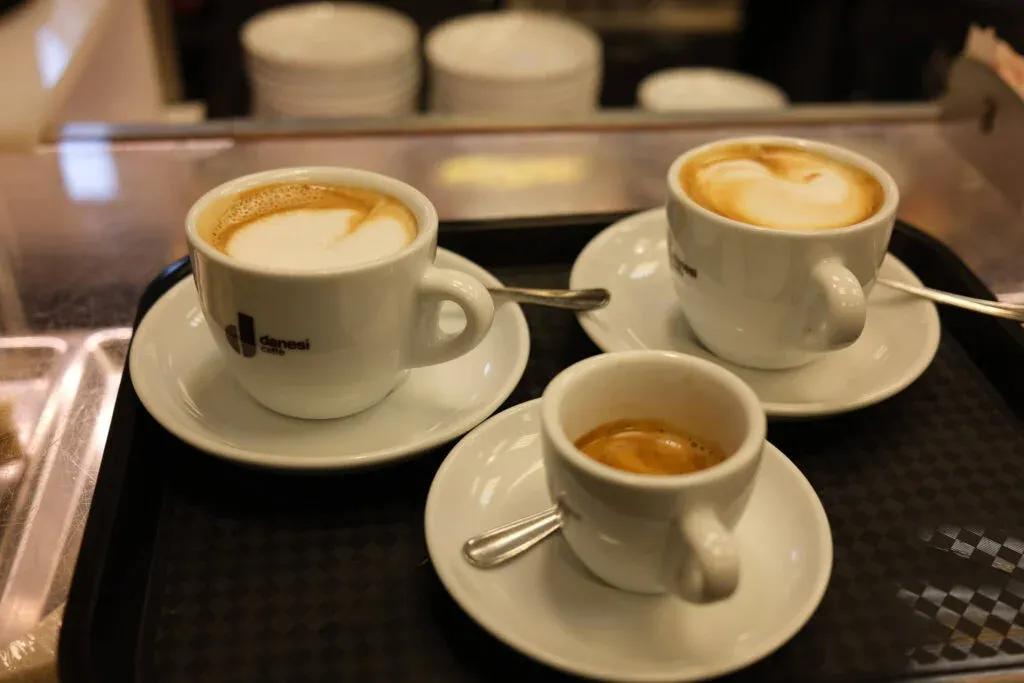 Consuming your coffee in Rome at the bar will save you time and money