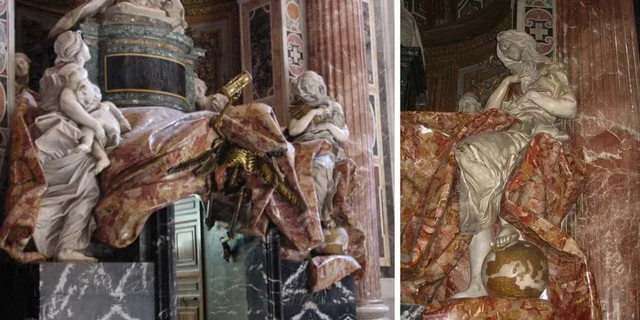 Funerary Monument of Pope Alexander VII sculpture by Gian Lorenzo Bernini