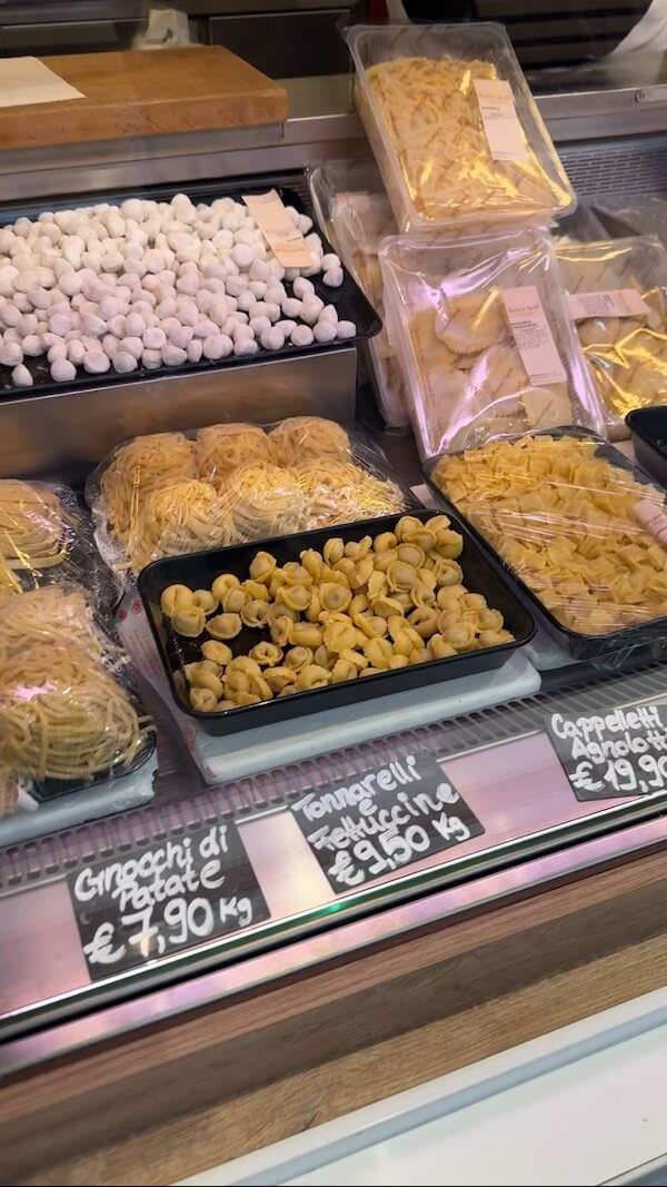 Fresh Pasta in Testaccio Market