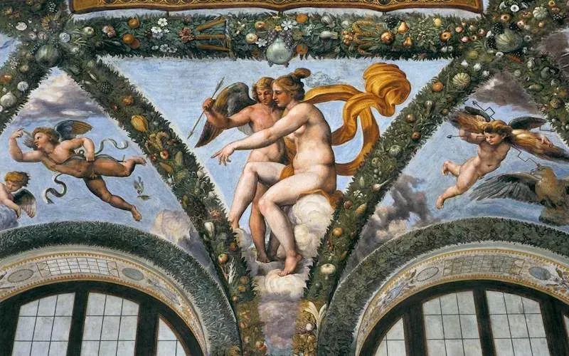 Raphael-Fresco-Villa-Farnesina-Loggia-of-Cupid-and-Psyche.-Wikipedia-Commons
