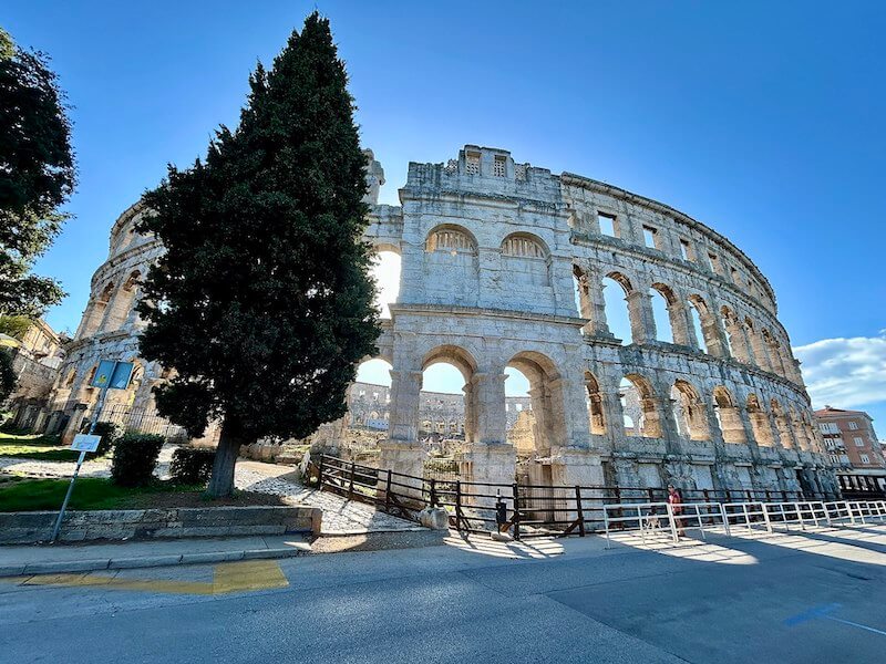 Roman amphitheatre in Pula, Croatia