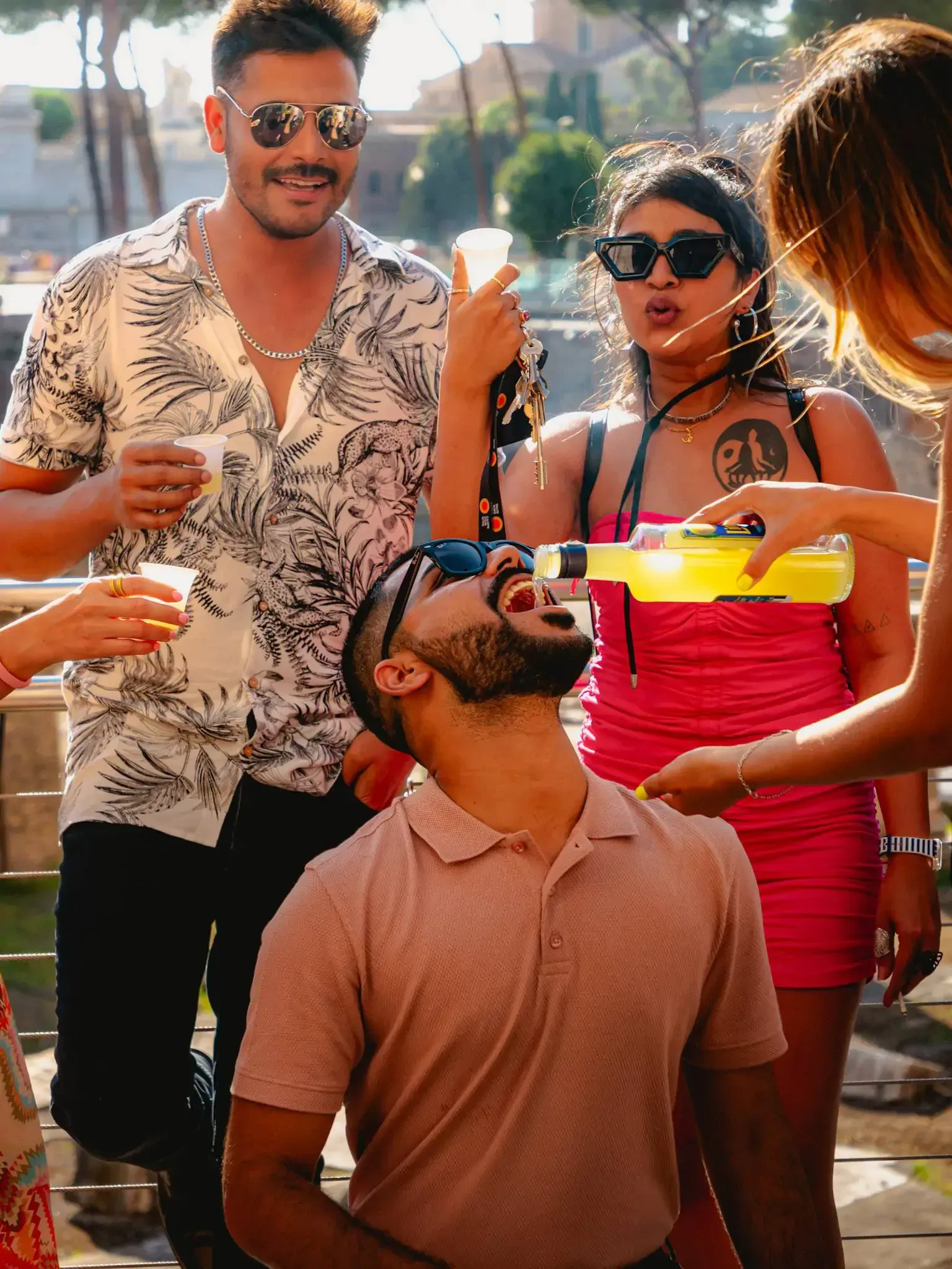 Rome tipsy tour limoncello tasting experience near Roman Forum ancient ruins wine tour