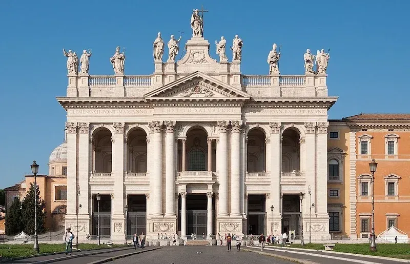 Basilica of Saint John in Lateran papal cathedral mother church of Rome showcasing ancient Roman Catholic architecture and religious heritage featured in Carpe Diem Tours Rome historical exploration and Vatican educational experiences