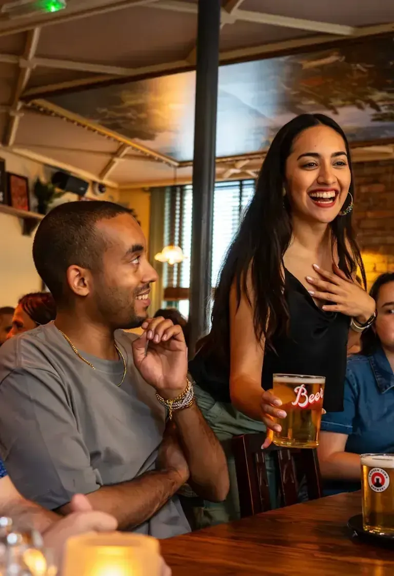 Beer tasting experience during Barcelona food tour