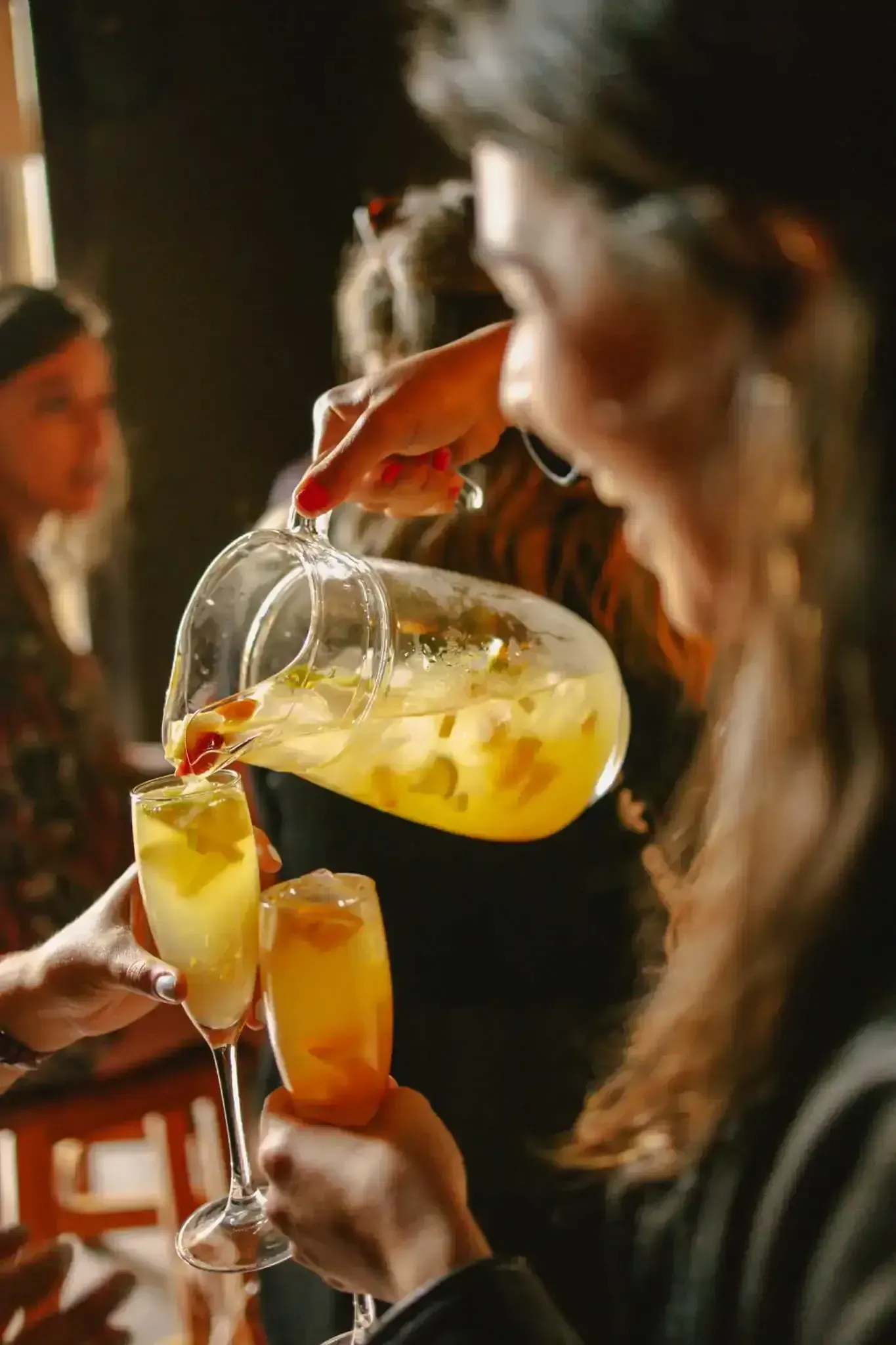Traditional sangria drinks served on Barcelona tipsy tour