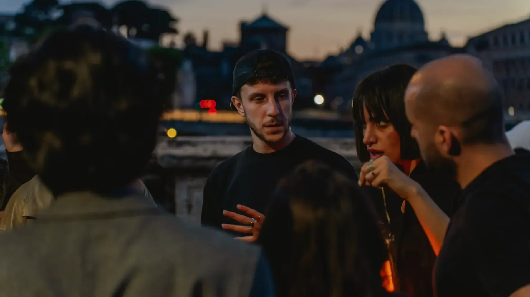 Evening group experience on the Haunted Rome Ghost Tour