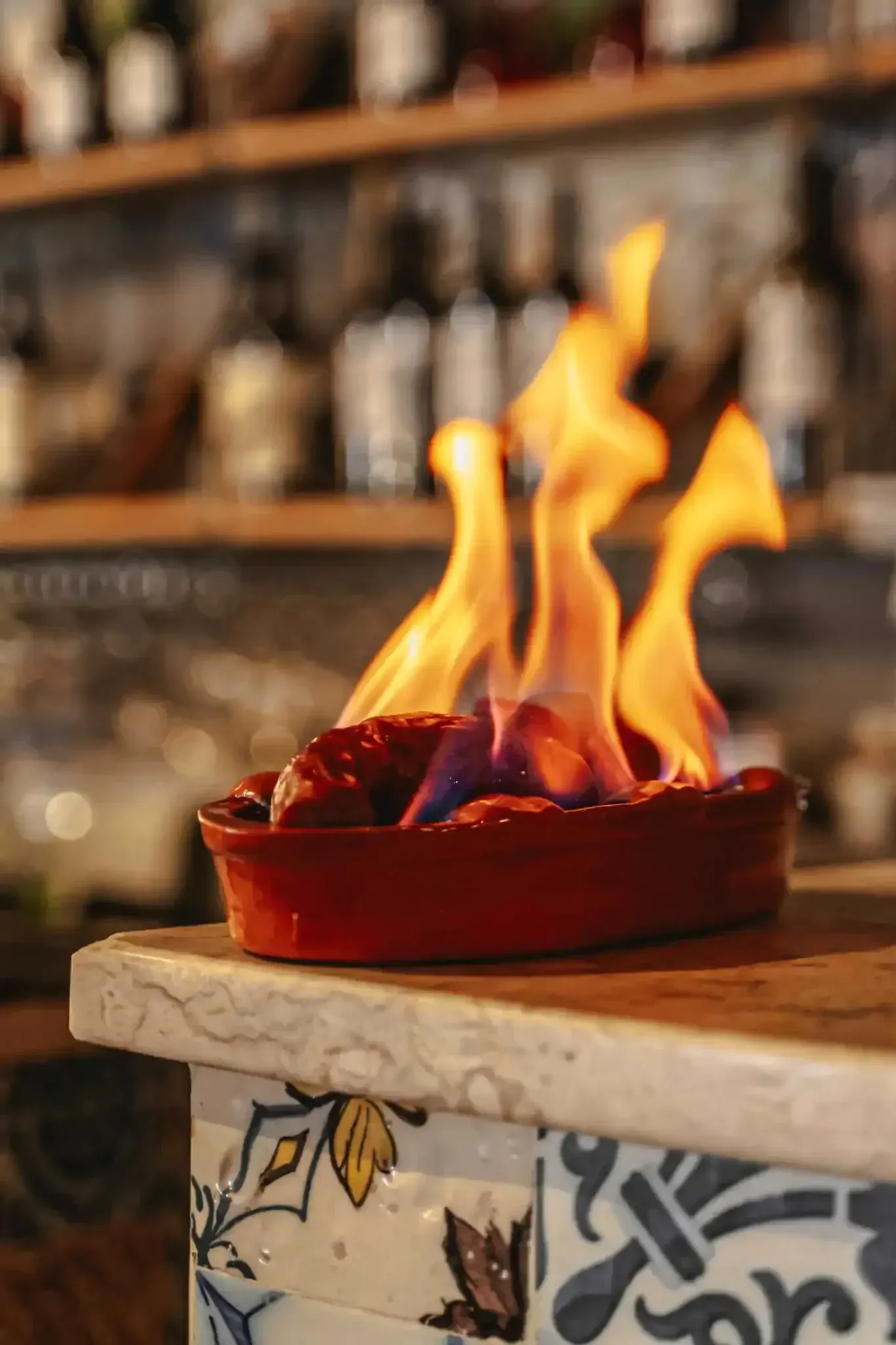 Close-up of traditional Portuguese dish on Lisbon food tour