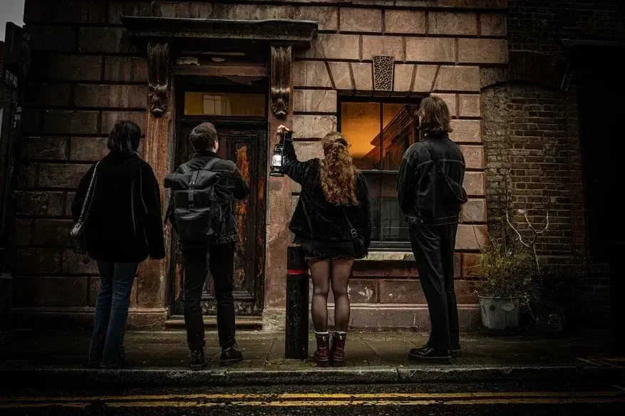 Whitechapel street during London Jack the Ripper walking tour