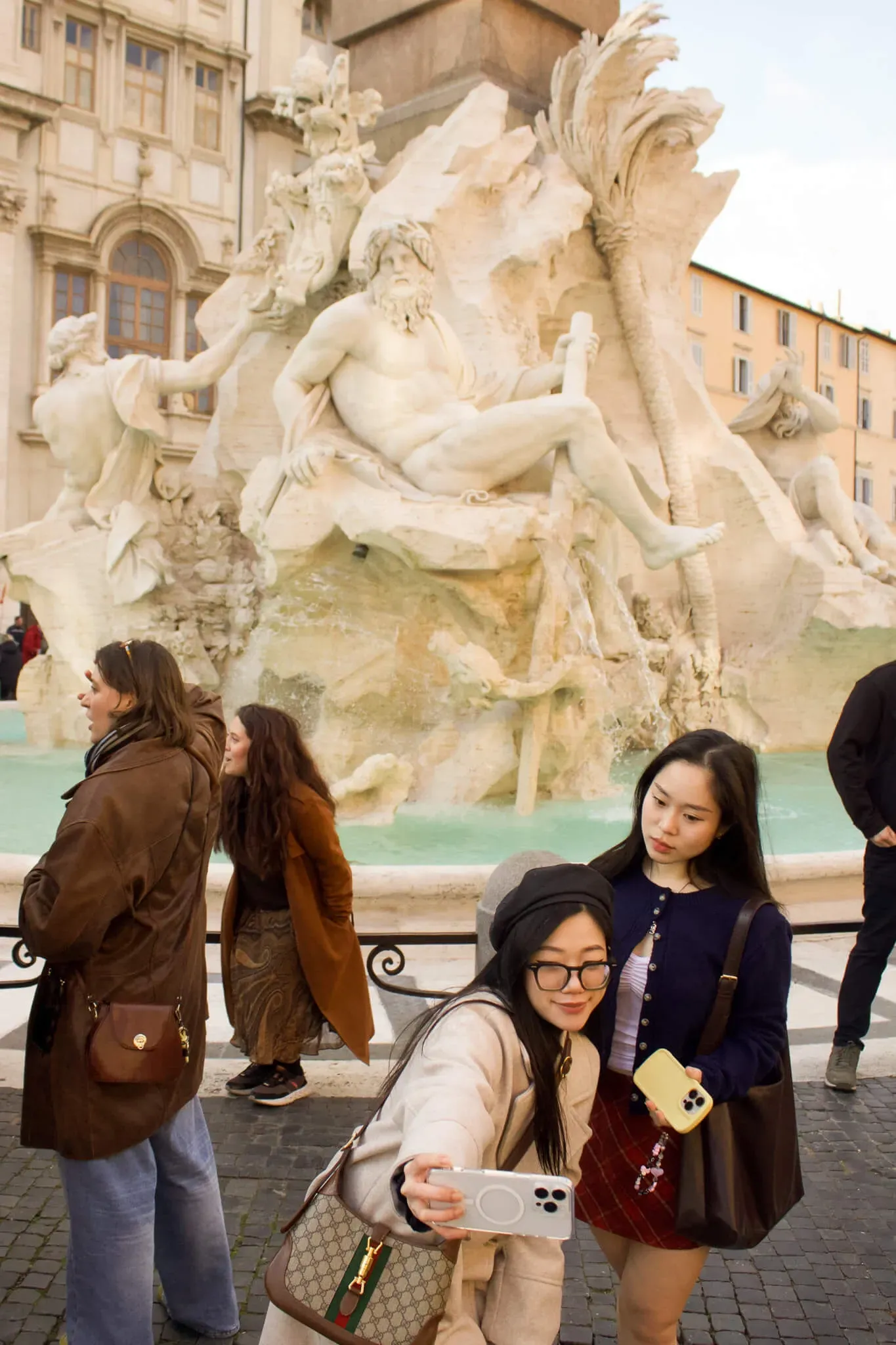 Tourists exploring ancient underground Roman catacombs and archaeological sites during Carpe Diem Tours historical experience