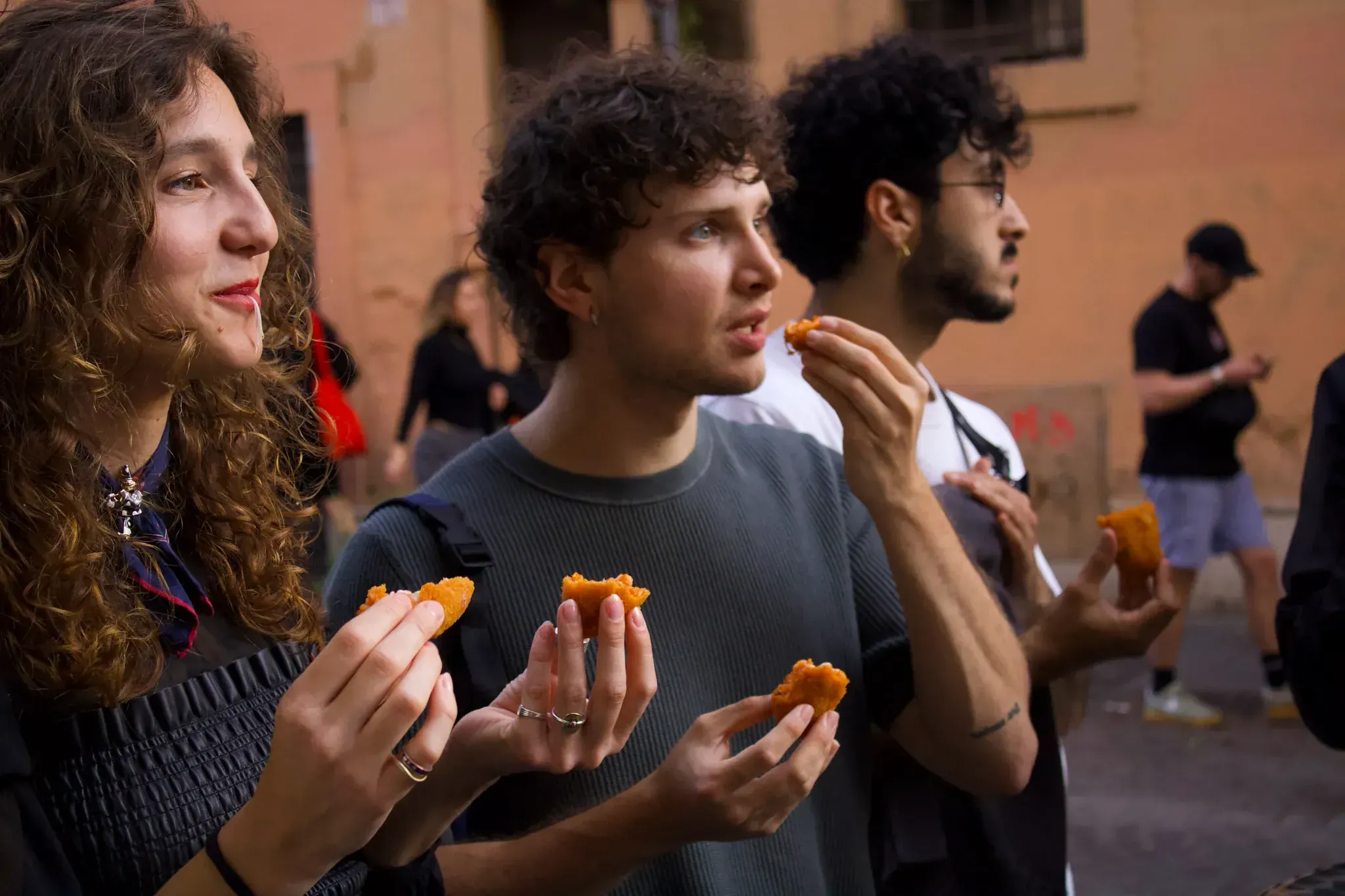 Traditional Spanish dessert tasting and sweet treats during Spanish Rome Food Tour